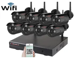 Bezdr�tov� 8 kamerov� set WiFi IP PRO WIP8-103B-Black 3MPx, CZ menu - 9990 K�