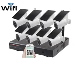 sol�rn� bezdr�tov� 8 kamerov� system Wifi IP Pro WIP8-210B 4MPx, CZ menu - 14990 K�