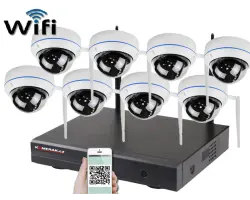 Bezdr�tov� 8 kamerov� set WiFi IP PRO WIP8-304C 5MPx, CZ menu - 12690 K�