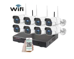 Bezdr�tov� 8 kamerov� set WiFi IP PRO WIP8-307C 5MPx, CZ menu - 11890 K�