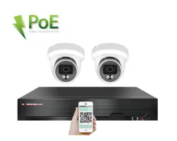 PoE IP 2 kamerov� set XM-209B 4MPx, CZ menu - 5090 K�