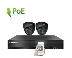 4K PoE IP 2 kamerov� set XM-211D 8MPx, H.265, CZ menu - 6490 K�