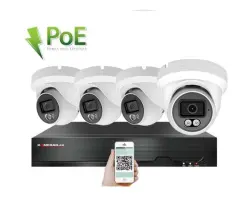 PoE IP 4 kamerov� set XM-409B 4MPx, CZ menu - 7690 K�