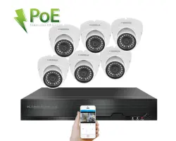 PoE IP 6 kamerov� set XM-602B 4MPx,  CZ menu - 11190 K�