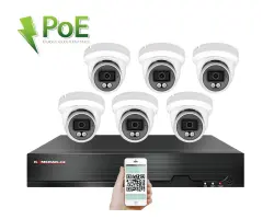 4K PoE IP 6 kamerov� set XM-609D 8MPx, CZ menu - 15190 K�