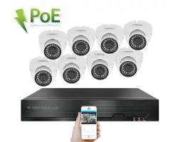 PoE IP 8 kamerov� set XM-802B 4MPx, CZ menu - 13690 K�