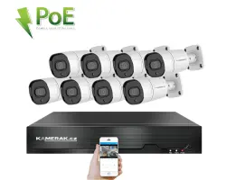 4K PoE IP 8 kamerov� set XM-808D 8MPx, CZ menu - 16790 K�