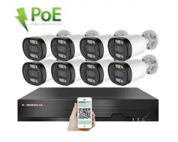 4K PoE IP 8 kamerov� set XM-813D 8MPx, CZ menu - 19090 K�