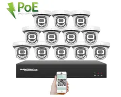 PoE IP 12 kamerov� set  XM-1212B 4MPx, CZ menu - 24790 K�