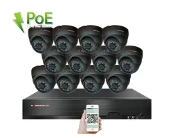 4K 12 kamerov� PoE IP XM-1211D 8MPx, H.265, CZ menu - 32890 K�