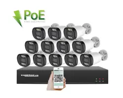 4K PoE IP 12 kamerov� set XM-1213D 8MPx, CZ menu - 32890 K�