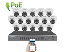 PoE IP 16 kamerov� set  XM-1602B 4MPx, CZ menu - 29890 K�