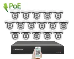 4K PoE IP 16 kamerov� set XM-1612D 8MPx, CZ menu - 38590 K�