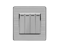 SRAN 4vyp�na� �ed�, v�etn� r�me�ku z nerez oceli - 68 K�