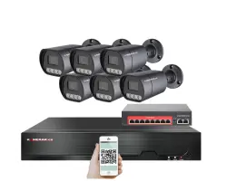 IP 6 kamerov� set s extern�m PoE XM-610B-Ext. 4MPx, CZ menu - 10790 K�