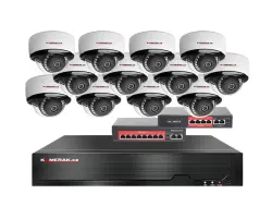 4K IP 12 kamerov� set s extern�m PoE XM-1205D-Ext. 8MPx, CZ menu - 28490 K�