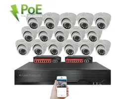 4K IP 16 kamerov� set s extern�m PoE XM-1602D-Ext. 8MPx, CZ menu - 35690 K�