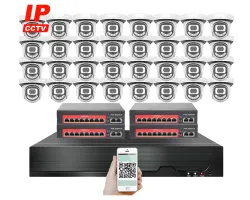 IP 32 kamerov� set  s extern�m PoE XM-3212B-Ext. 4MPx, CZ menu - 45690 K�