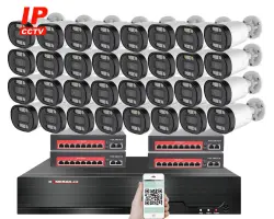 IP 32 kamerov� set s extern�m PoE XM-3213B-Ext. 4MPx, CZ menu - 49890 K�