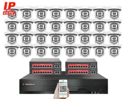 4K IP 32 kamerov� set s extern�m PoE XM-3212D-Ext. 8MPx, CZ menu - 67290 K�