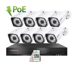 PoE IP 8 kamerov� set XM-801B 4MPx, CZ menu - 13690 K�