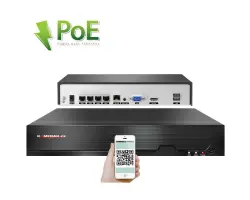 PoE NVR-7404 4CH 8Mpx, H.265 rekord�r pro 4 IP kamery, CZ menu - 2690 K�