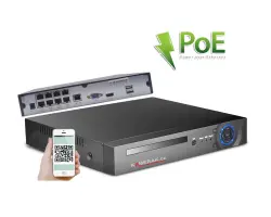 PoE NVR-7208 8CH 8Mpx, H.265 rekord�r pro 8 IP kamery, CZ menu - 3670 K�