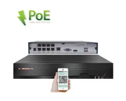 PoE NVR-7408 8CH 8Mpx, H.265 rekord�r pro 8 IP kamery, CZ menu - 3690 K�