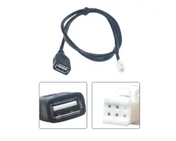 USB konektor pro android autor�dio PODOFO 6pin konektor - 80 K�