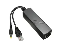 Aktivn� PoE splitter z 48V na 12V �ern� - 198 K�