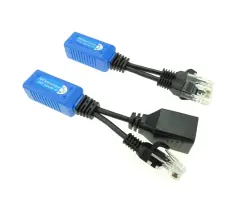 Rozbo�ova� RJ45 s PoE v�stup samec + samice - 260 K�