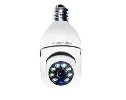 Oto�n� P2P kamera XM-Q01 3Mpx app ICSee do obj�mky E27 - 650 K�