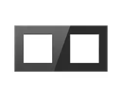 SRAN �ern� sklo �irok� r�me�ek pro 2 moduly - 50 K�