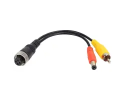 Adapt�r kabelu parkovac� kamery 4PIN samice - RCA - 148 K�