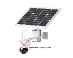 Sol�rn� panel 60W v�. baterie 40Ah pro cctv kameru - 6998 K�