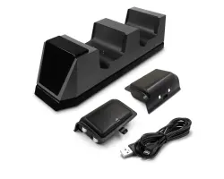 Nab�jec� stanice MIMD-428 pro 2 ovlada�e + 2x baterie pro Xbox One - black (XONE) - 360 K�
