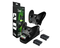 VOLNA Nab�jec� stanice SND-400 + 2x baterie pro Xbox One - black (XONE) - 260 K�