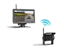 Wifi parkovac� set TRUCK A4007, 1x 18LED kamera s LCD 7" splitscreen monitorem - 2190 K�