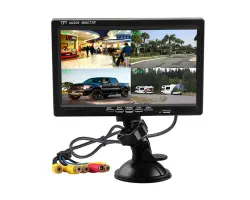 LCD 7" K0155 CINCH Split Screen Quad  4CH pro parkovac� kamery - 1990 K�