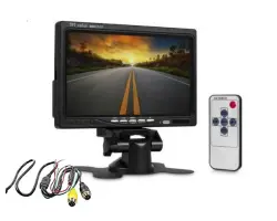 LCD 7" AHD na palubku 2ch 4PIN 12V/24V pro parkovac� kameru - 1380 K�