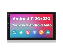 2DIN Autor�dio 7" A3017 2GB+32GB Android 11 s CarPlay, Android Auto, GPS WIFI BT FM - 2870 K�