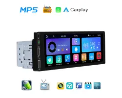 1DIN Autoradio A3446, dotykov� displej 6,86 s bezdr�tov�m Carplay a Android Auto - 1784 K�