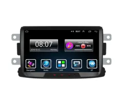 Renault autor�dio Q3365 Android 10, 2+32G, 8" LCD GPS WiFi BT FM RDS pro Dacia/Duster/Sandero - 4780 K�