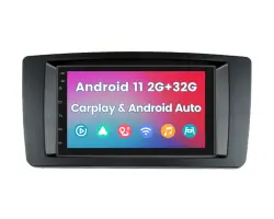  Autor�dio 7"LCD A3017 2GB+32GB Android 11 s r�me�kem SK-010 pro �koda Octavia II/Yeti - 3398 K�