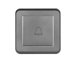 UNIC Zvonek v�etn� r�me�ku plast �ed� - 103 K�