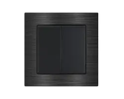 UNIC Dvojvyp�na� st��dav�-schodi��ov� �.5B 6+6 v r�me�ku 82mm, slitina hlin�ku �ern� - 157 K�