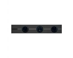 VoltLine povrchov� z�suvkov� li�ta 120cm �ern� v�etn� z�suvkov�ch modul� - 2482 K�