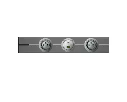 VoltLine povrchov� z�suvkov� li�ta 100cm �ed� v�etn� z�suvkov�ch modul� - 1764 K�