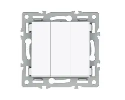 UNIC b�l� modul MDC04 trojvyp�na� lustrov�, pro r�me�ek 82mm - 90 K�