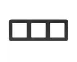 UNIC R�me�ek 224mm pro 3 moduly plast �ern� - 88 K�